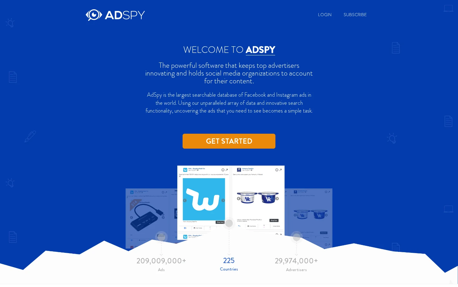 AdSpy 页面快照